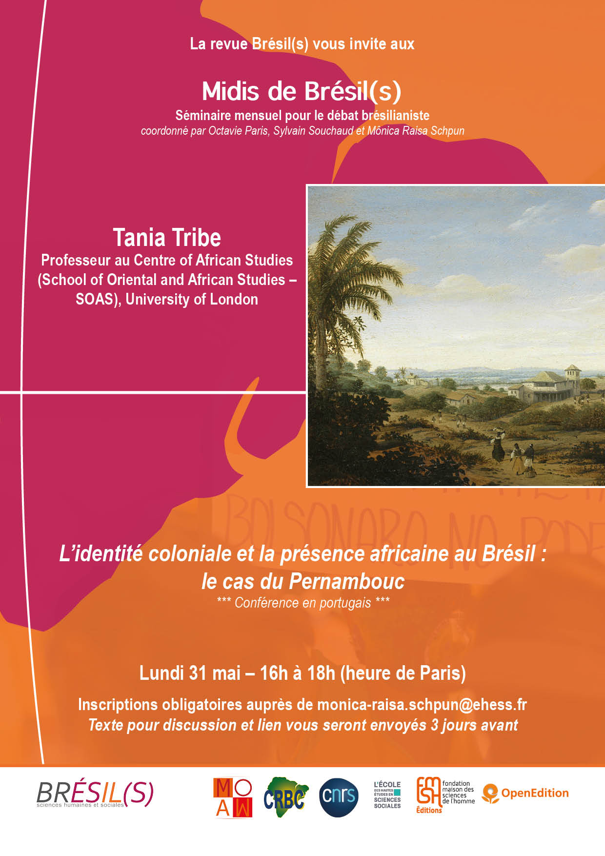 Les Midis de Brésil(s) -  Tania Tribe, professeur au Centre of African Studies (School of Oriental and African Studies – SOAS), University of London
